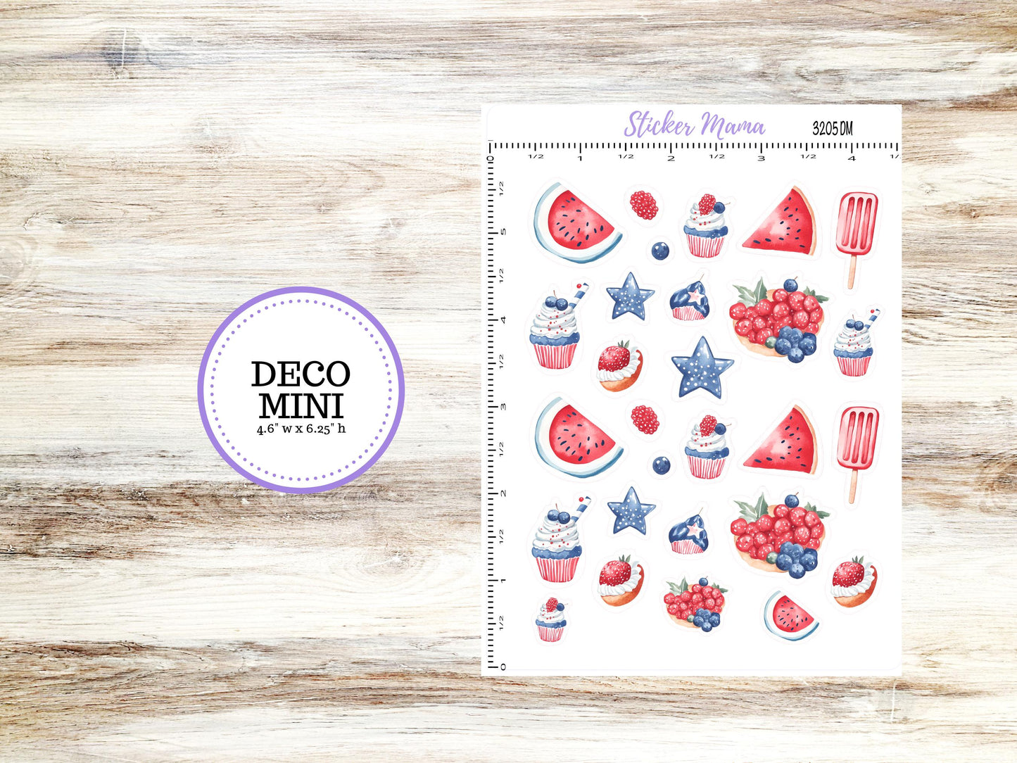 Deco Planner Stickers | 3205 Patriotic Festivities