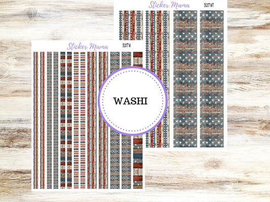 Washi Planner Stickers | 3217 Old Glory