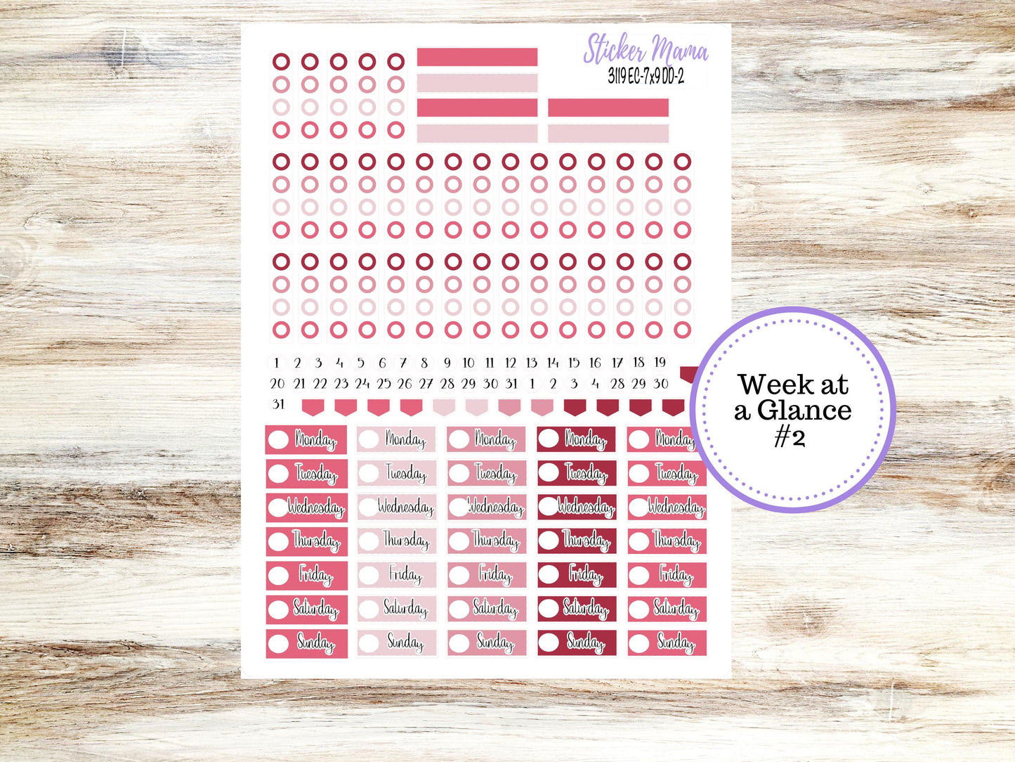 ERIN CONDREN Daily Duo Planner Kit DD-3119 || February || Daily Duo Planner Sticker Kit || Erin Condren ||