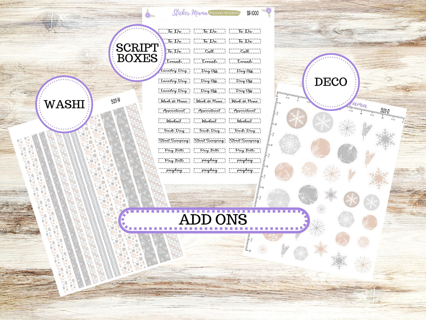 LD "The Rose" - Large Undated Sewn || 4 COLUMN Undated (formerly project undated). Planner Kit #3211 || Pastel Wonderland || 10-25