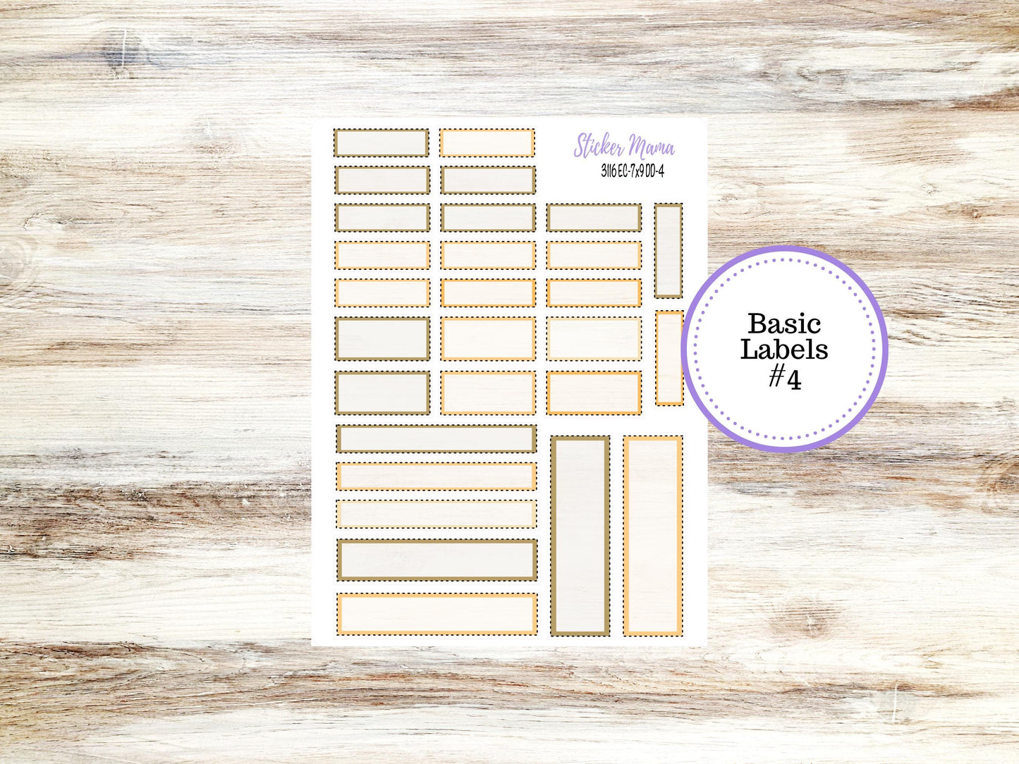 Erin Condren Daily Duo Planner Sticker Kit | 3116 Pumpkin Spice