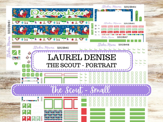 LD Small "The Scout" || PORTRAIT Weekly + Monthly Planner Kit #3209 || Jolly Pines || Laurel Denise Kit Portrait || 10-25