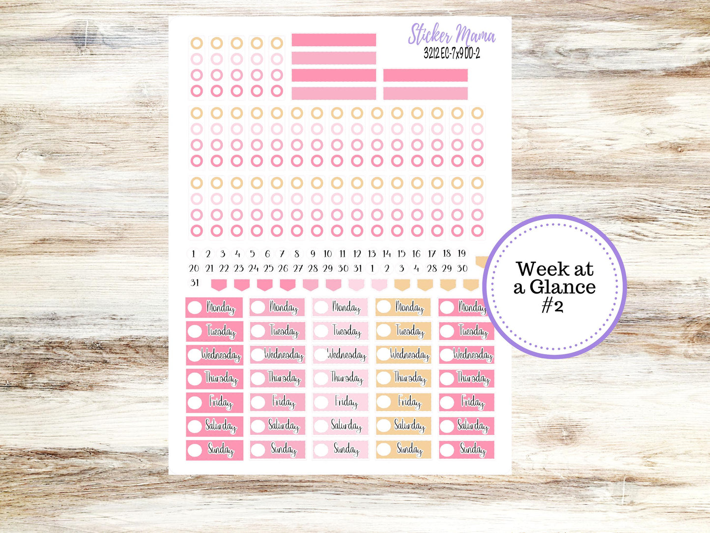 ERIN CONDREN Daily Duo Planner Kit DD-3212 || February - Love Notes || Daily Duo Planner Sticker Kit || Erin Condren ||