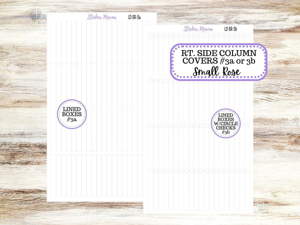 Laurel Denise Small Rose Planner Sticker Kit 3210 | 4 Column Mini | December Frosty Friend | 9-26