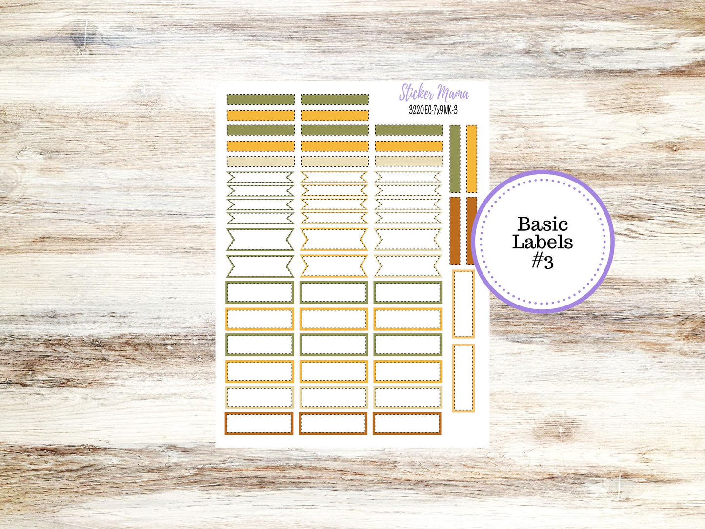 Erin Condren Weekly Planner Kit WK-3220 | Falling Colors
