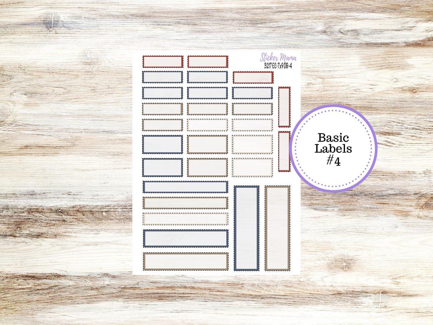 Erin Condren Dashboard Planner Sticker | Kit DB-3217 Old Glory
