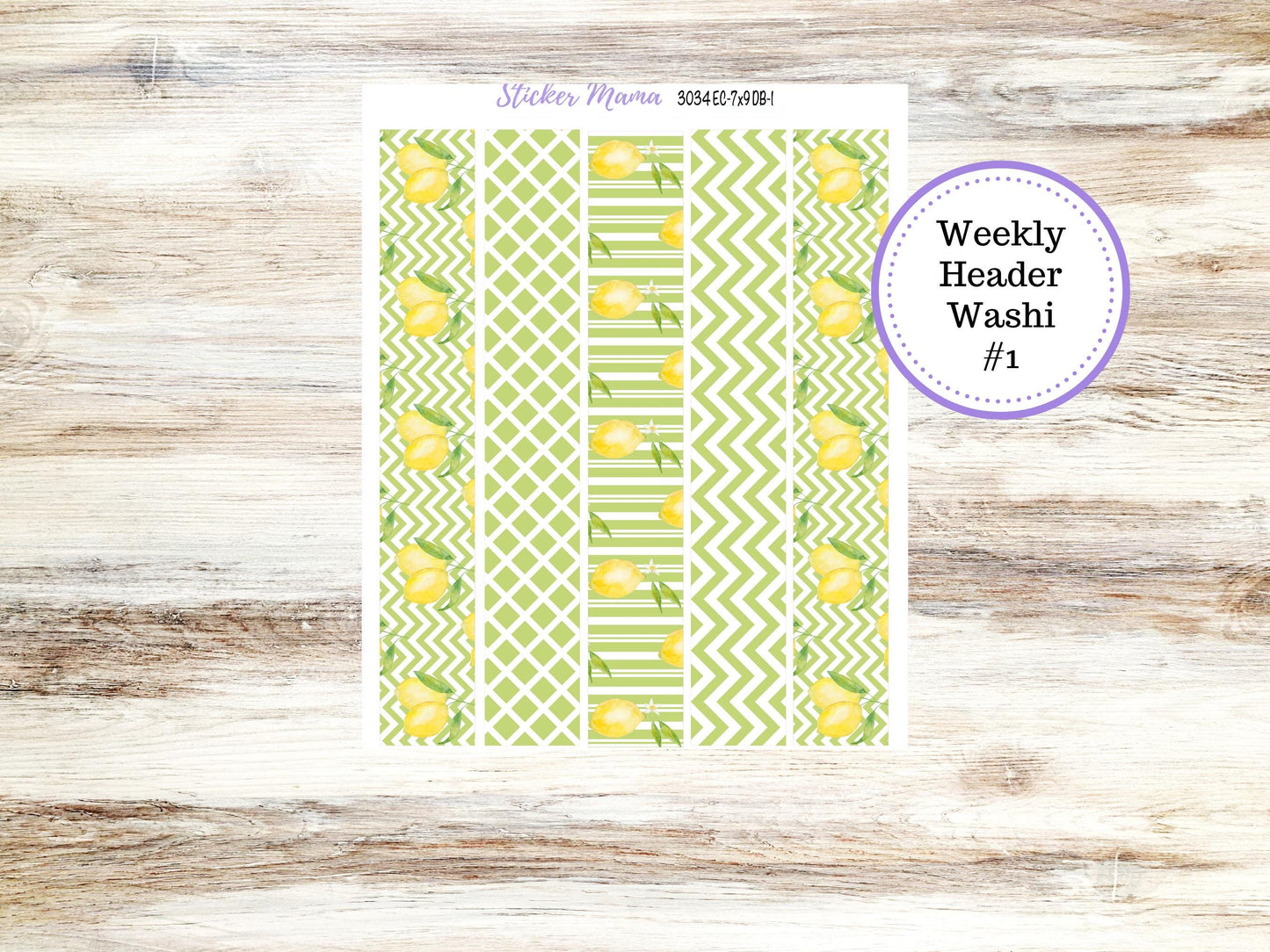 ERIN CONDREN Dashboard Planner Kit DB-3034 || Fresh Squeeze || Dashboard Planner Sticker Kit || Erin Condren ||