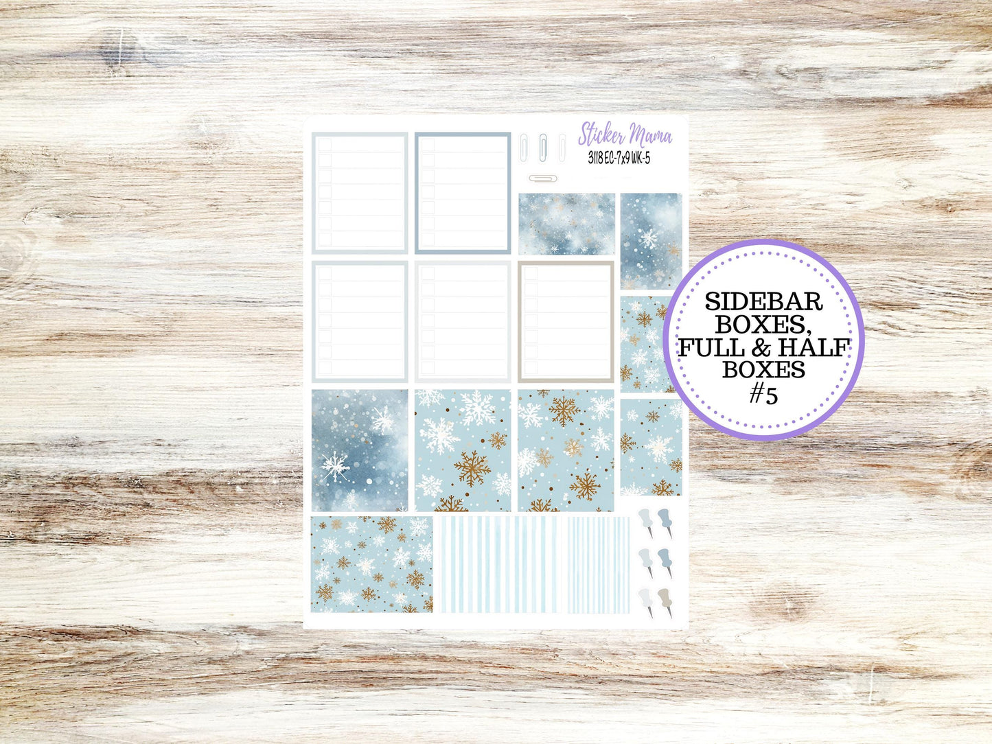 ERIN CONDREN Weekly Planner Kit WK-3118 || January || Weekly Planner Sticker Kit || Erin Condren || 10-25