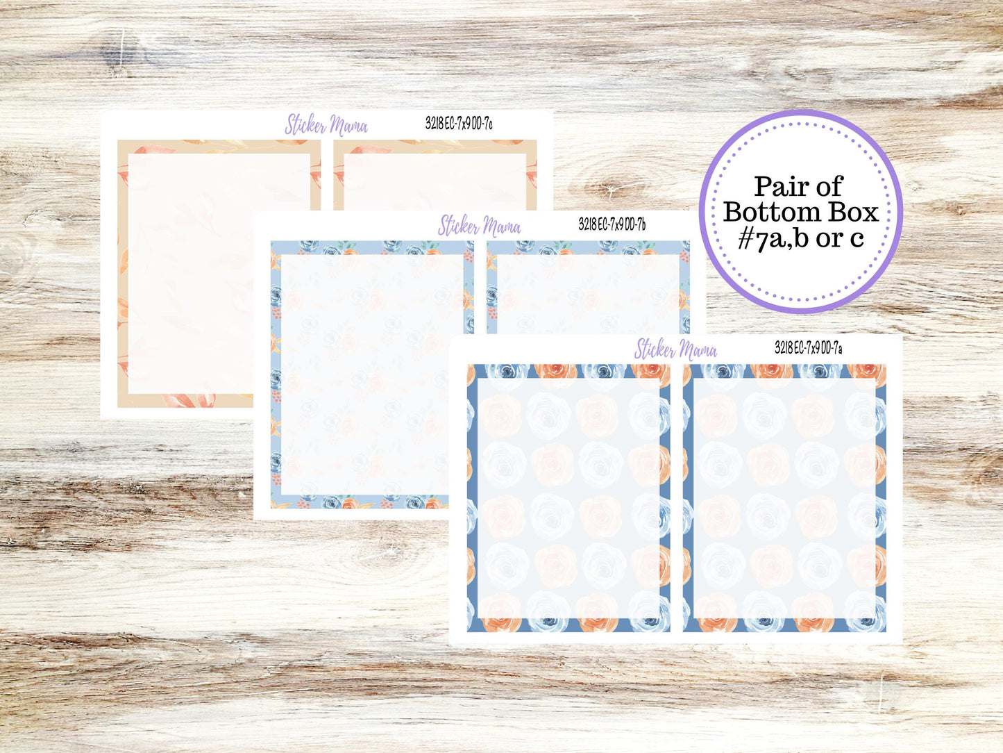 Erin Condren Daily Duo Planner Sticker Kit | 3218 Blossom Breeze