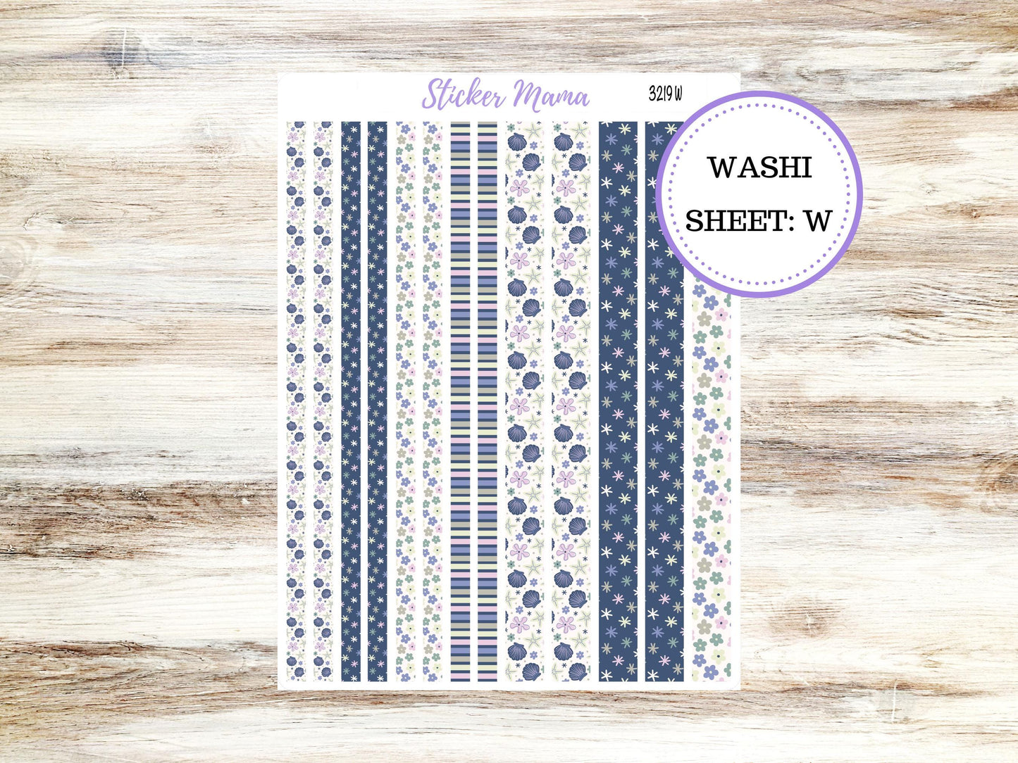 Washi Planner Stickers | Tropical Trinkets 3219