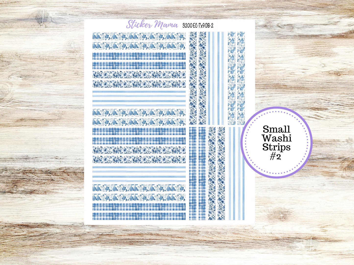 ERIN CONDREN Dashboard Planner Kit DB-3200 || Blue Blossom || Dashboard Planner Sticker Kit || Erin Condren ||