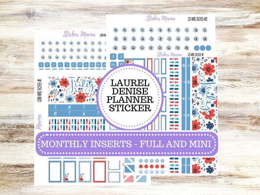 LAUREL DENISE INSERT Pages || Planner Kit #3035 || American Dream || Laurel Denise Kit || Laurel Denise Stickers ||  ld