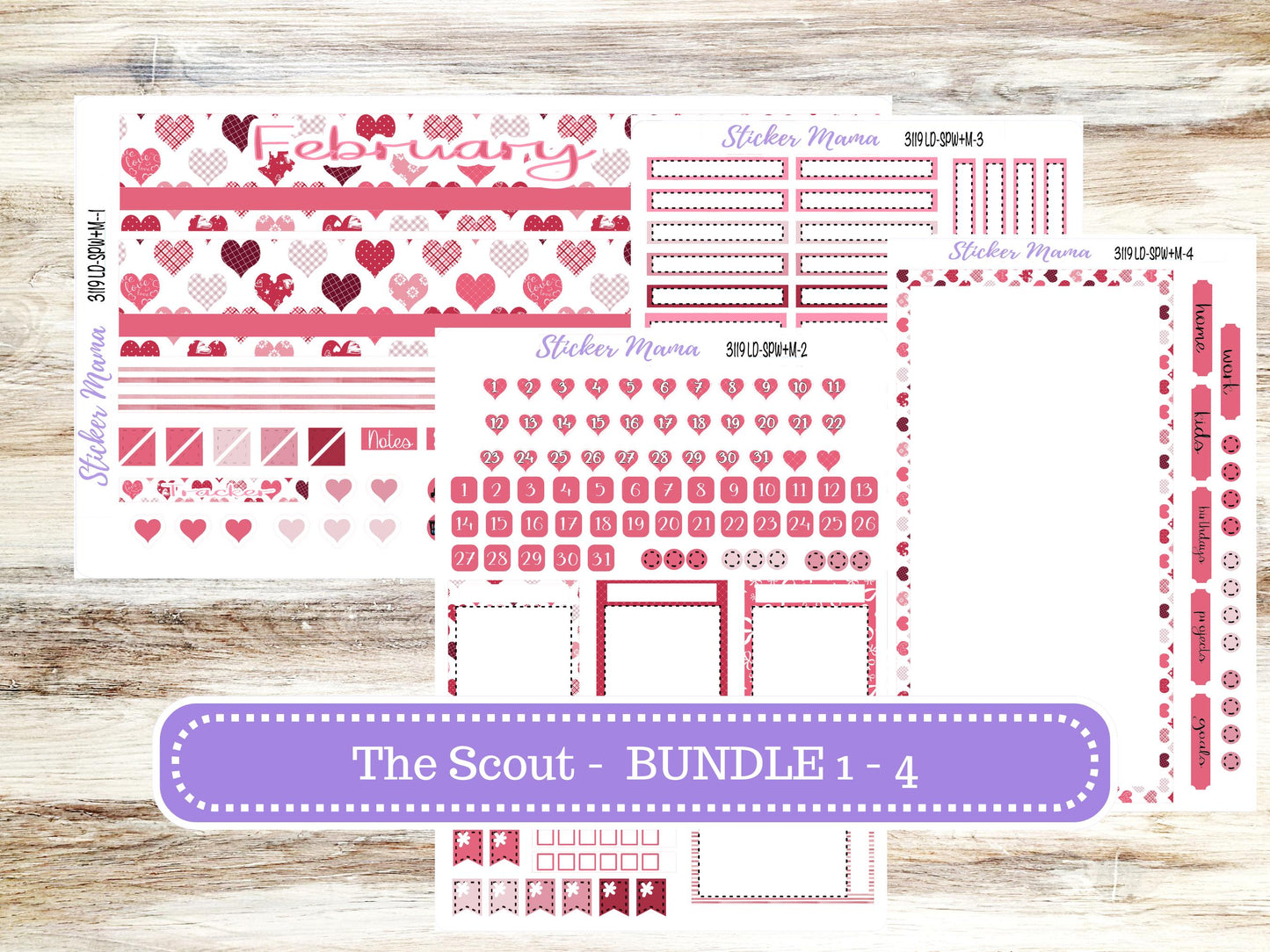 LD Small "The Scout" || PORTRAIT Weekly + Monthly Planner Kit #3119 || || Laurel Denise Kit Portrait || February || 10-25