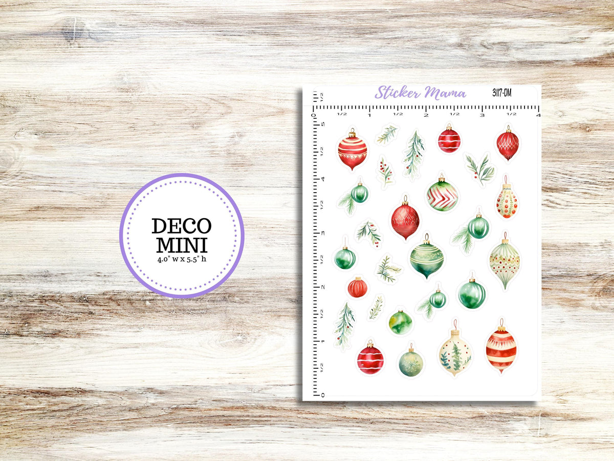 Deco 3117 | Jolly Jewels | Planner Stickers Decorations | Christmas Stickers