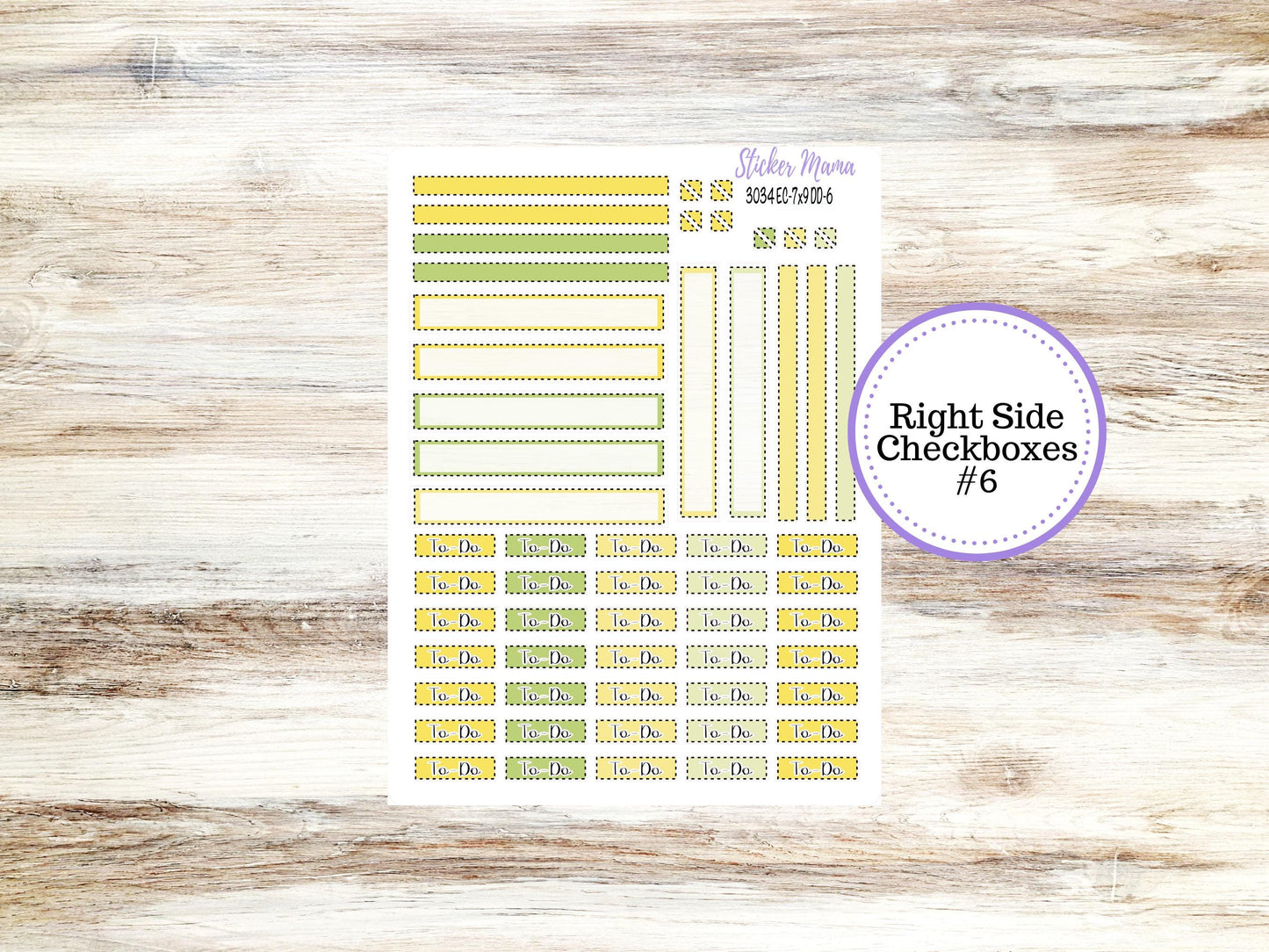 ERIN CONDREN Daily Duo Planner Kit DD-3034 || Fresh Squeeze || Daily Duo Planner Sticker Kit || Erin Condren ||