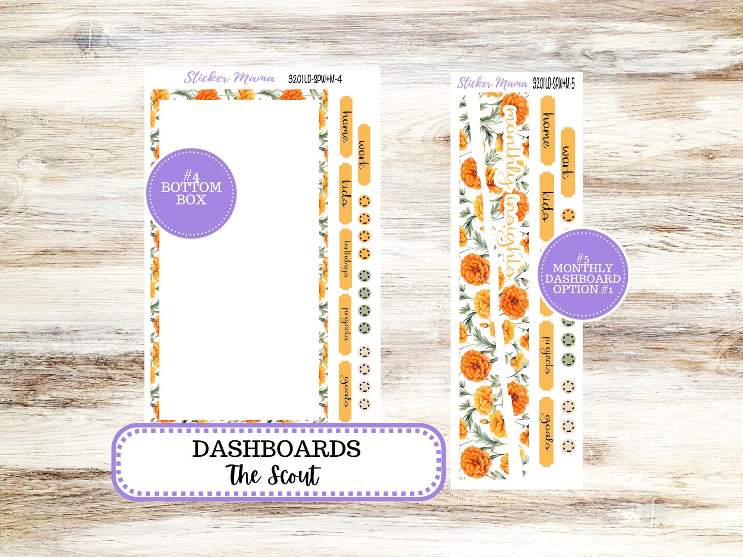 Laurel Denise Small Scout Planner Sticker Kit | Portrait Weekly + Monthly |  Choose Your Month Fall Colors #3201 | 4-26