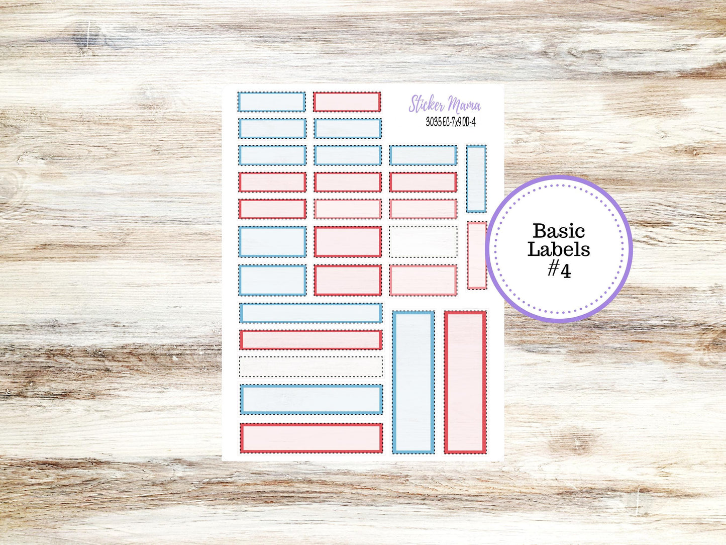 Erin Condren Daily Duo Planner Sticker Kit | 3035 American Dream