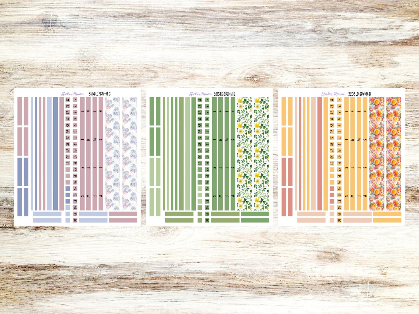 Banner Set | Laurel Denise Small Scout | Portrait Week + Month | Monthly Header Kit