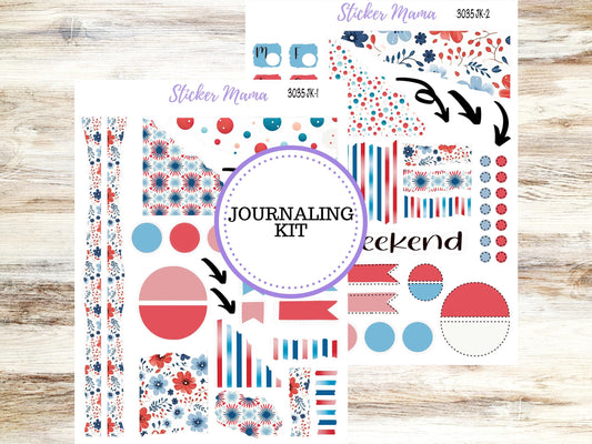 Journaling Stickers | Planner Stickers Kit | 3035 American Dream