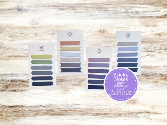 StickerMama STICKY NOTES || 2" x .4" notes || Sticky note labels