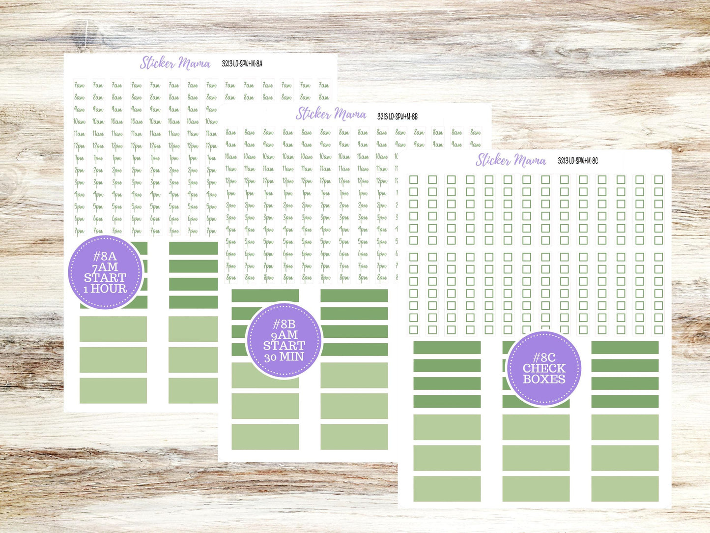 LD Small "The Scout" || PORTRAIT Weekly + Monthly Planner Kit #3213 || March Lucky Blossom || Laurel Denise Kit Portrait  || 11-25