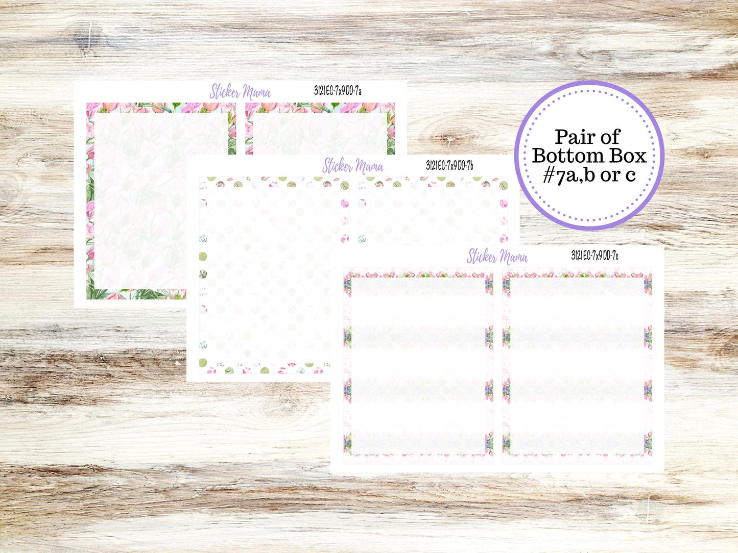 ERIN CONDREN Daily Duo Planner Kit DD-3121 || Easter Petals || Daily Duo Planner Sticker Kit || Erin Condren ||