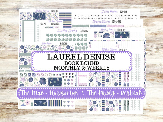 Laurel Denise Mae and Kristy Planner Sticker Kit | Book-Bound | August 3219 Tropical Trinkets | 5-26