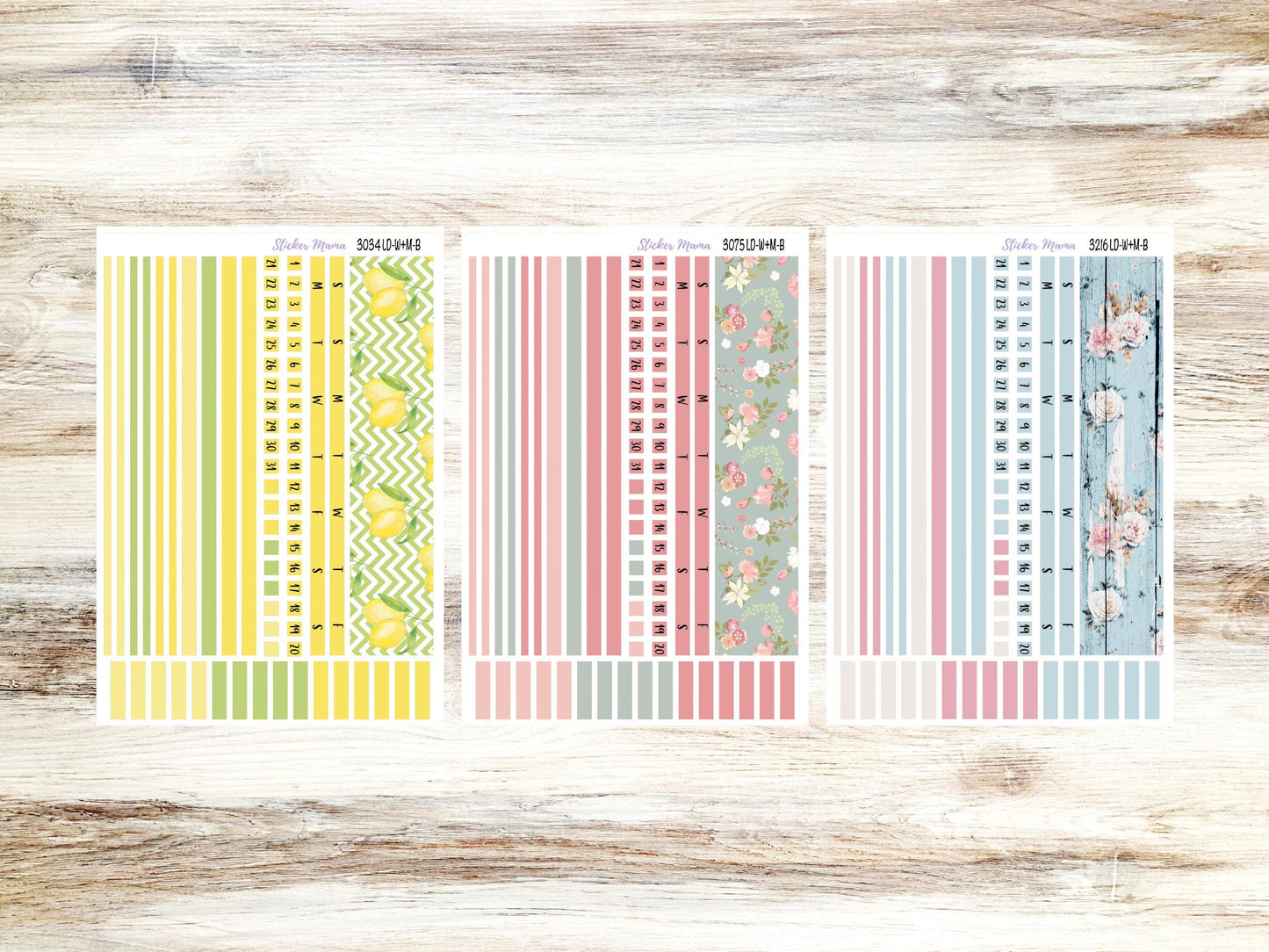 Banner Set || Laurel Denise Large Anne & Nancy || Week + Month || Monthly Header Kit