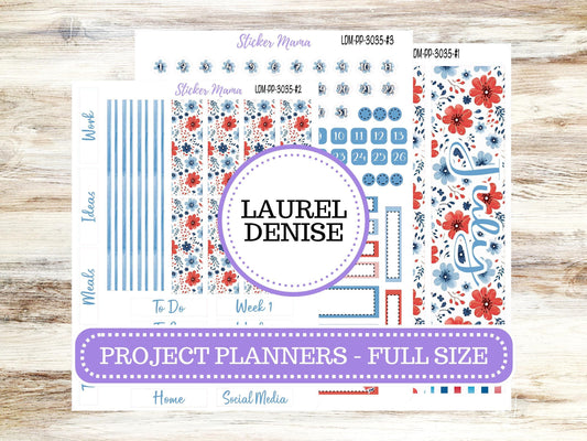 LAUREL DENISE PROJECT Full Size Planner Kit #3035 || American Dream || Laurel Denise Kit || Laurel Denise Stickers