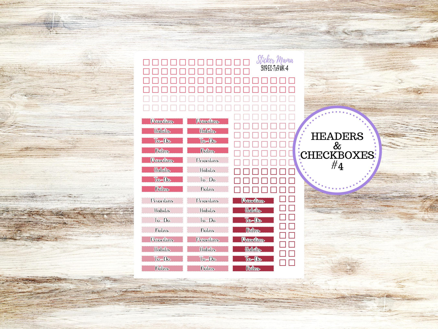 ERIN CONDREN Weekly Planner Kit WK-3119 || February || Weekly Planner Sticker Kit || Erin Condren || 10-25