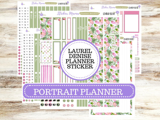 LAUREL DENISE PORTRAIT || Planner Kit #3121 || Easter Petals || Laurel Denise Kit || Laurel Denise Stickers ||  ld