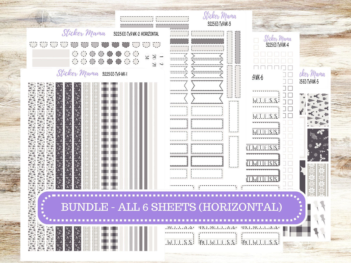 Erin Condren Weekly Planner Kit | WK 3225 Sleek Season
