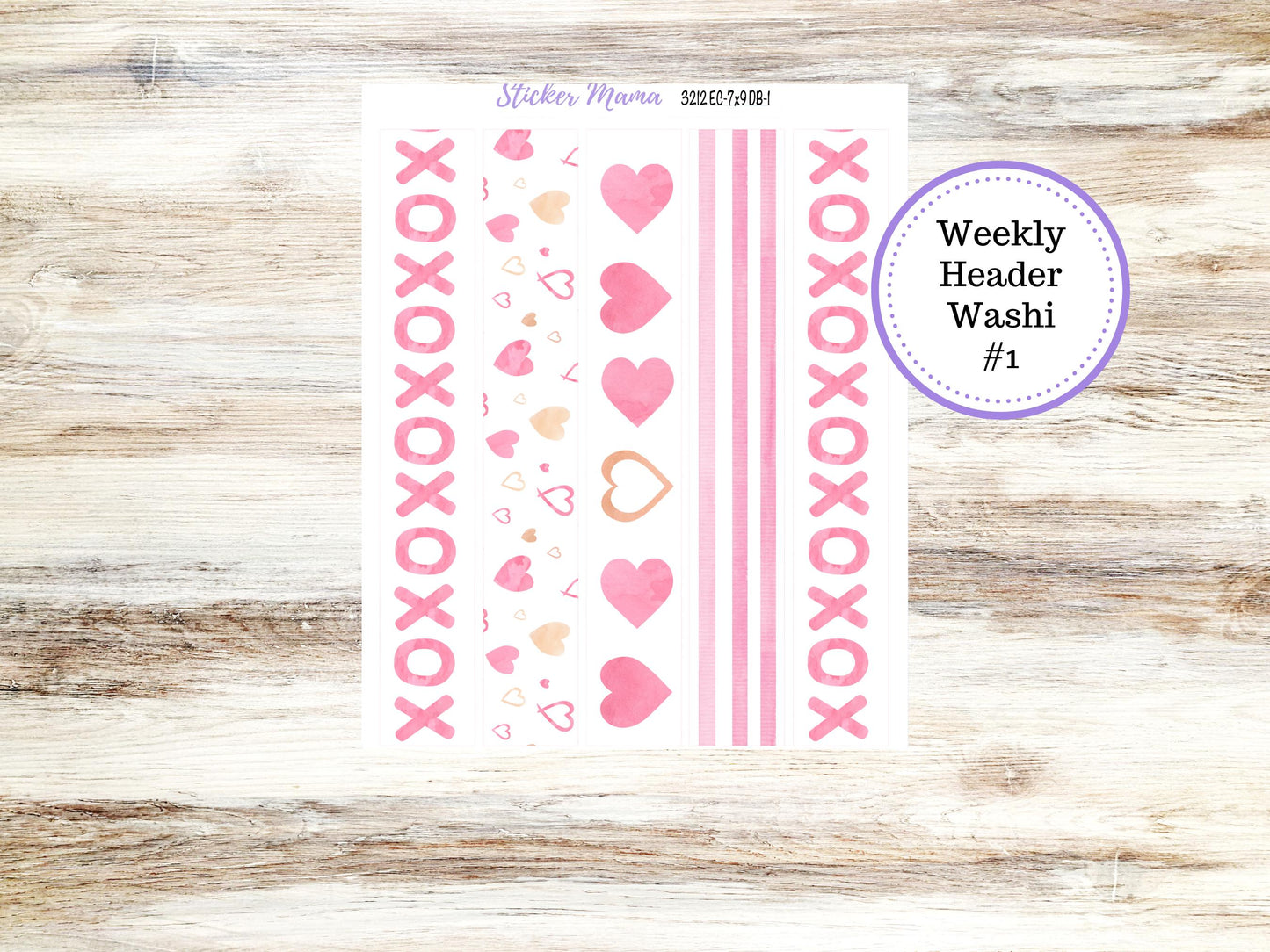 ERIN CONDREN Dashboard Planner Kit DB-3212 || February - Love Notes || Dashboard Planner Sticker Kit || Erin Condren ||