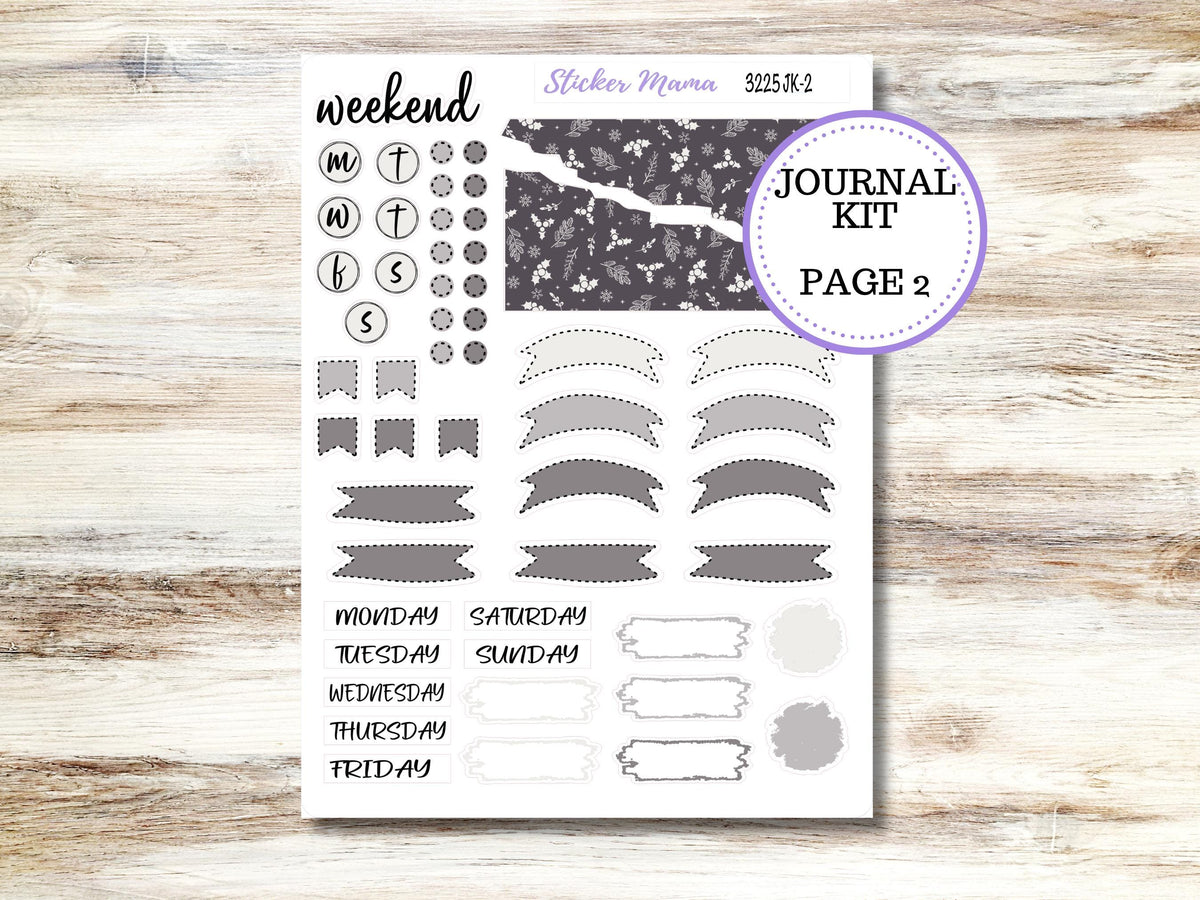 Journaling Kit 3225 |  Sleek Season  | Journal Planner Stickers