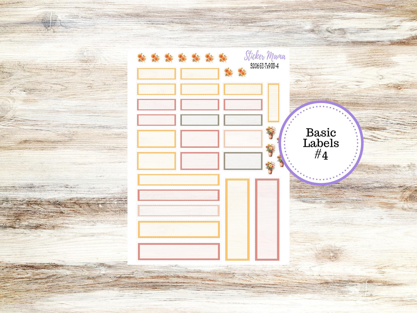 ERIN CONDREN Daily Duo Planner Kit DD-3206 || Falling Colors  || Daily Duo Planner Sticker Kit || Erin Condren ||
