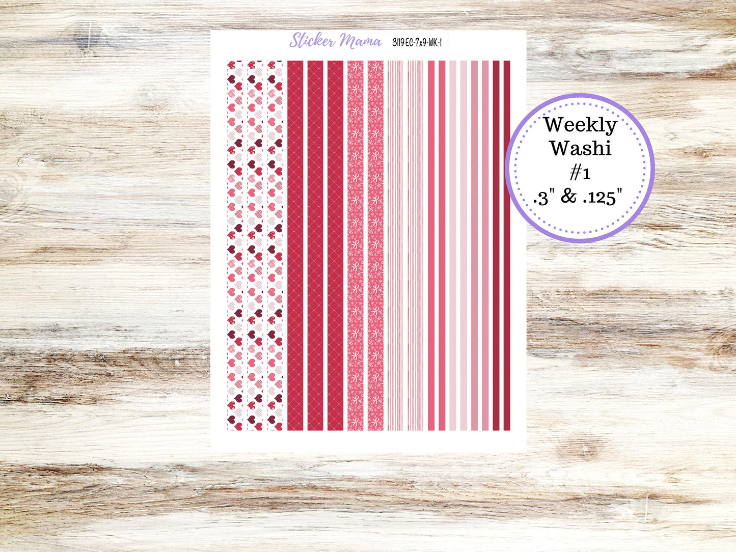 ERIN CONDREN Weekly Planner Kit WK-3119 || February || Weekly Planner Sticker Kit || Erin Condren || 10-25