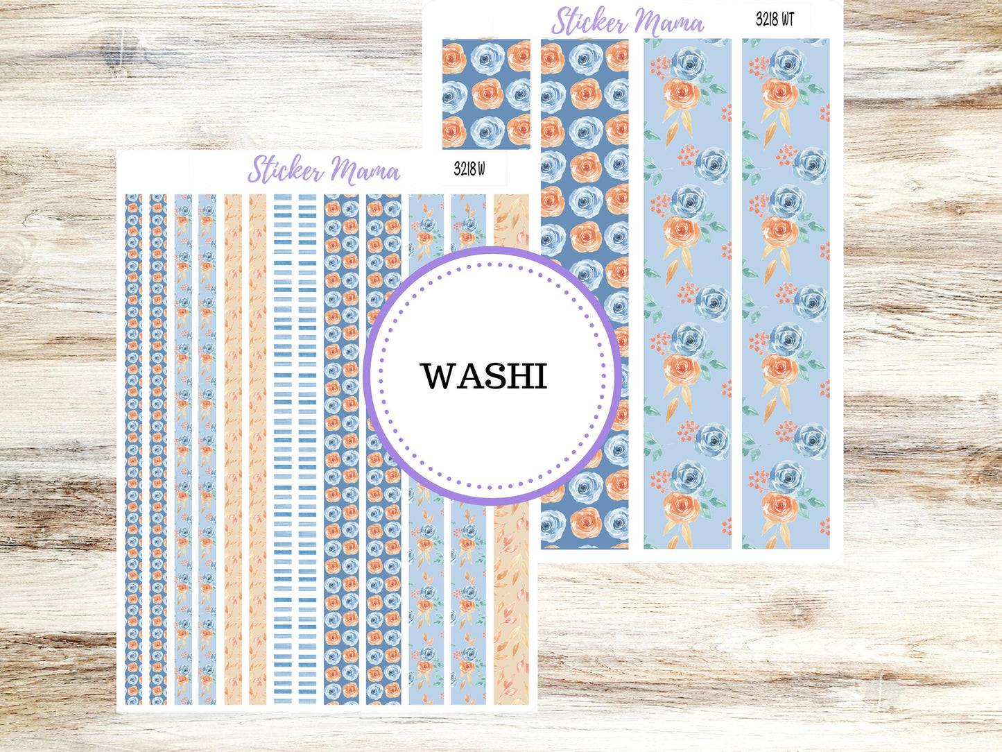 Washi Planner Stickers | Blossom Breeze 3218
