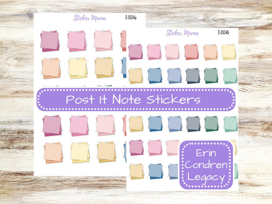 C-1004 POST IT PLANNER Stickers | Erin Condren Legacy