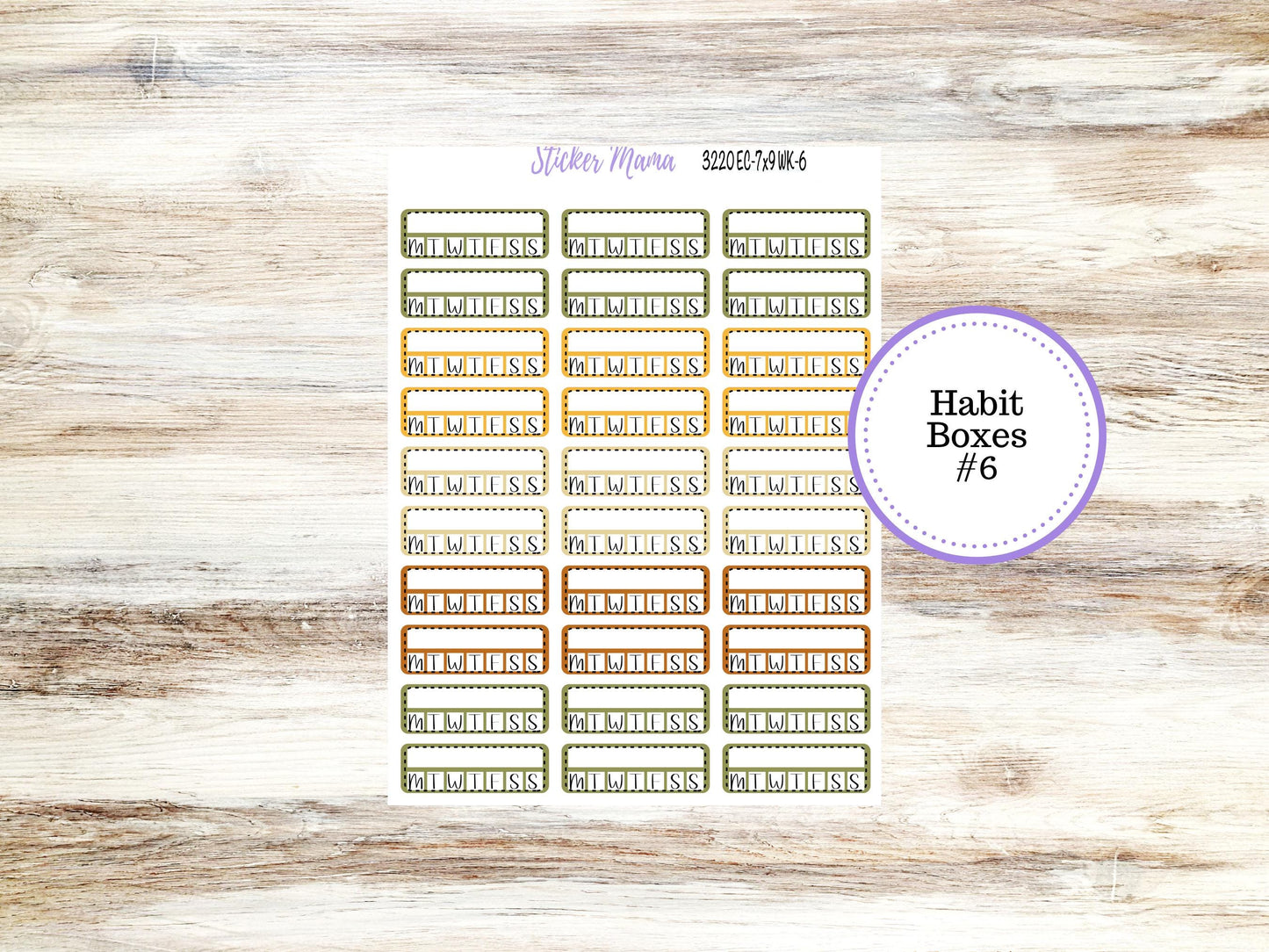 Erin Condren Weekly Planner Kit WK-3220 | Falling Colors