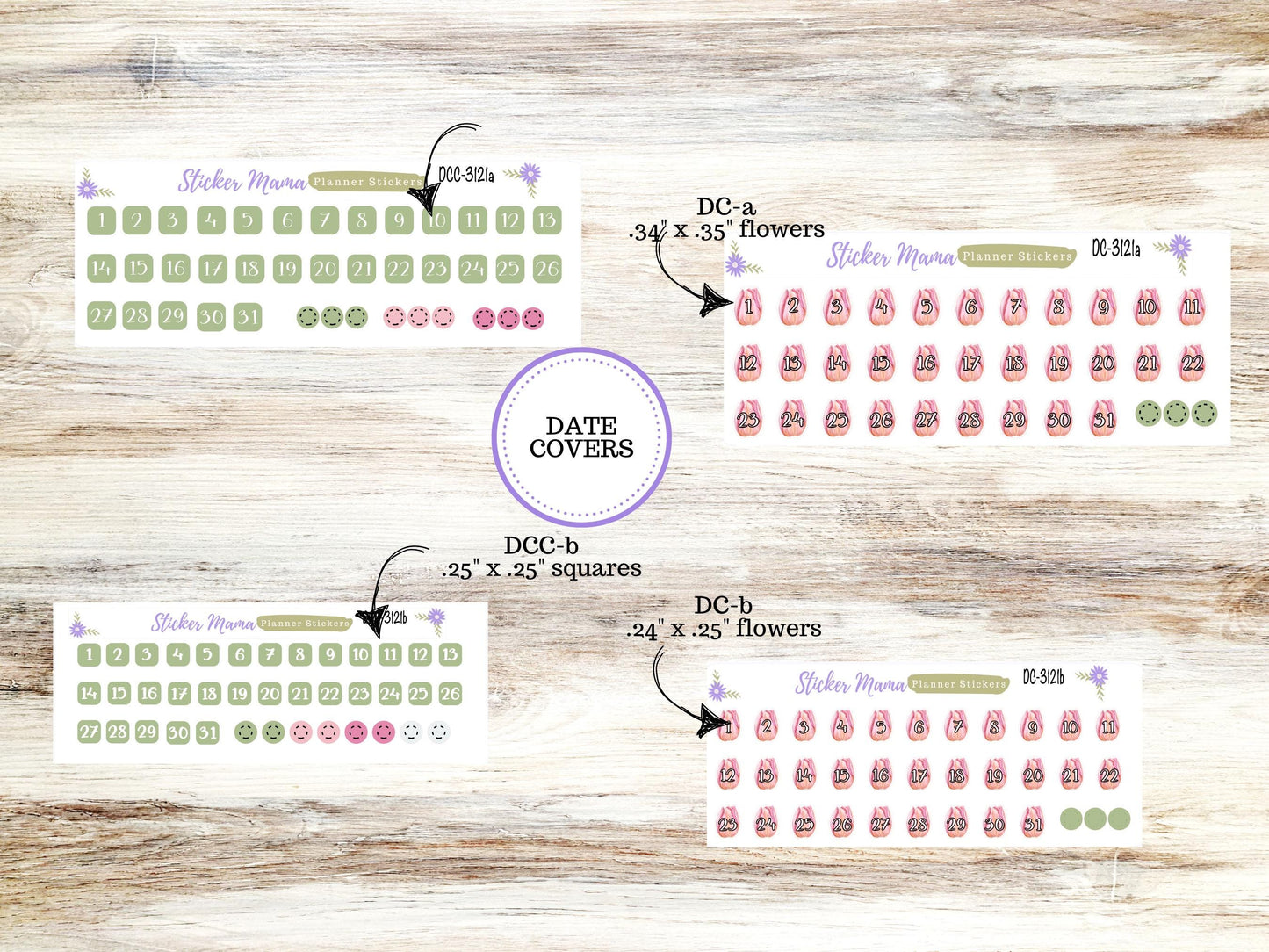LAUREL DENISE MINI Planner Kit #3121 || Laurel Denise Kit || Laurel Denise Stickers || Laurel Denise Horizontal Vertical || Easter Petals