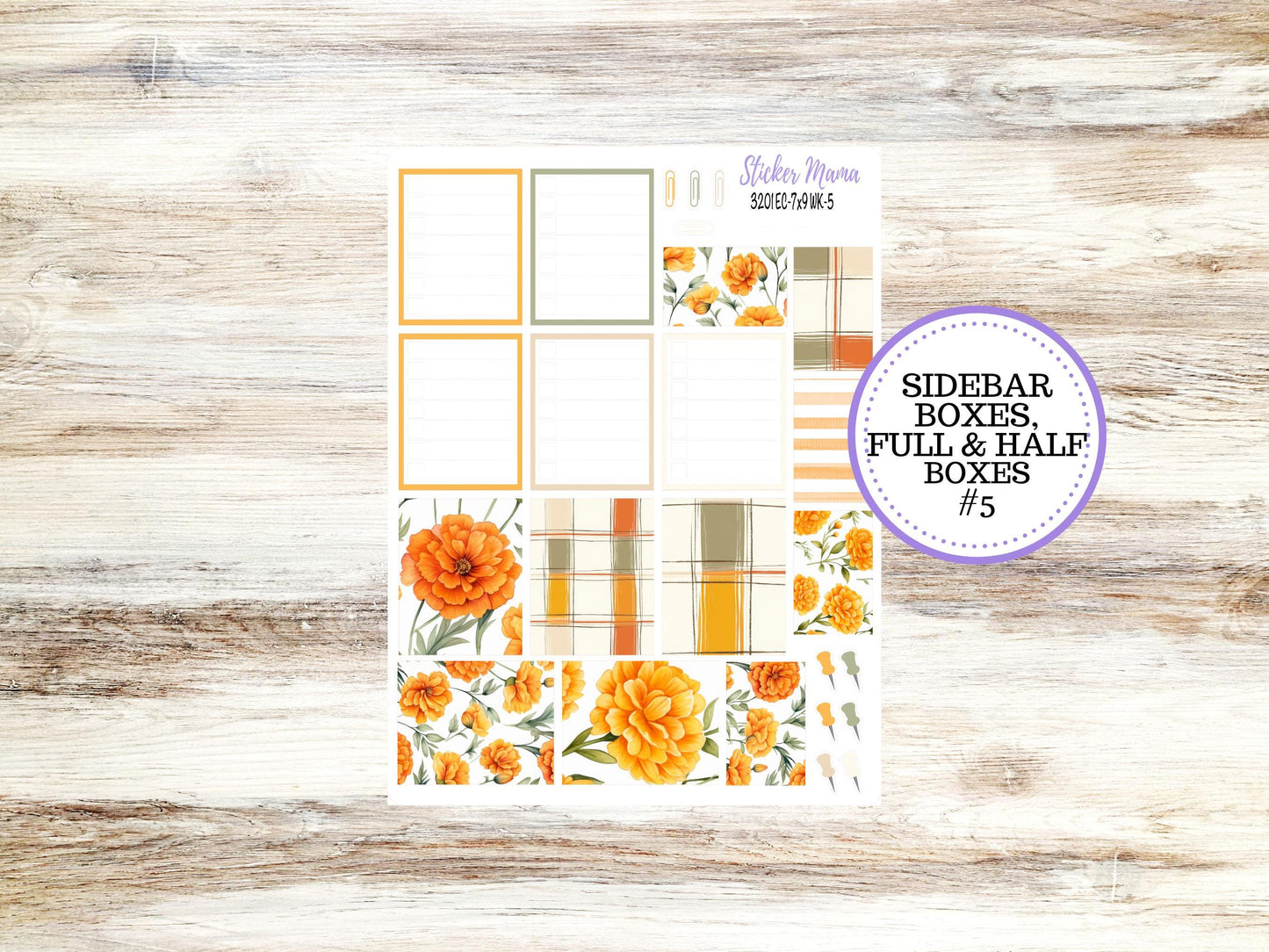 Erin Condren Weekly Planner Kit | Vertical & Hourly Stickers | WK-3201 Fall Colors