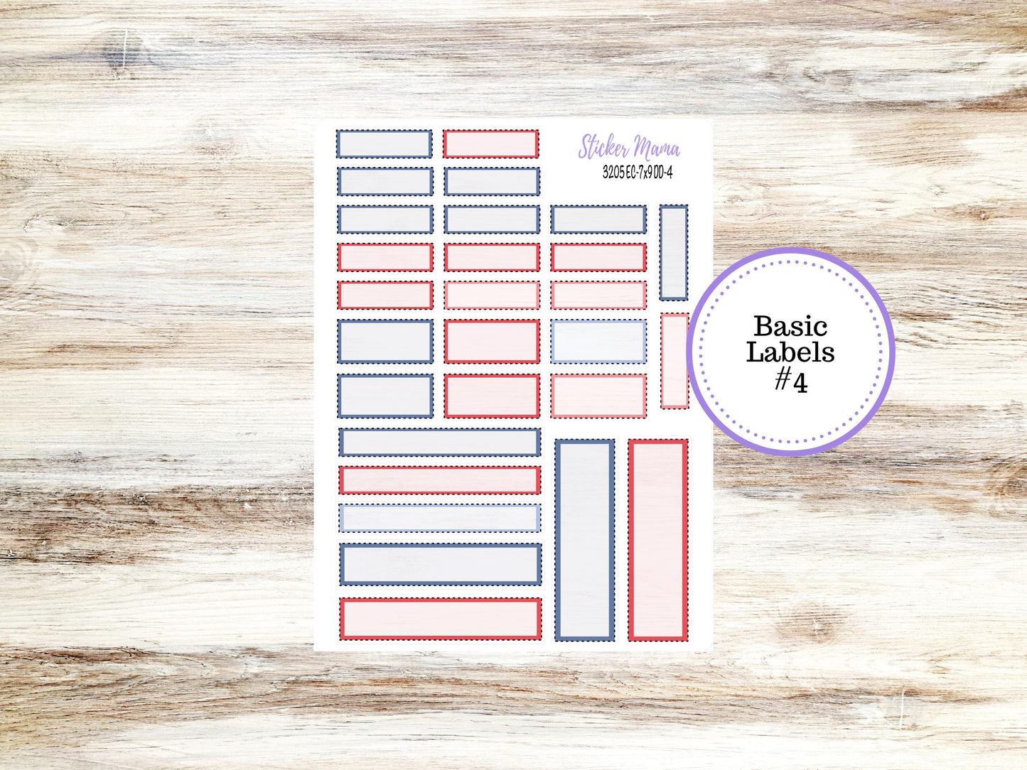 Erin Condren Daily Duo Planner Sticker Kit | 3205 Patriotic Festivities