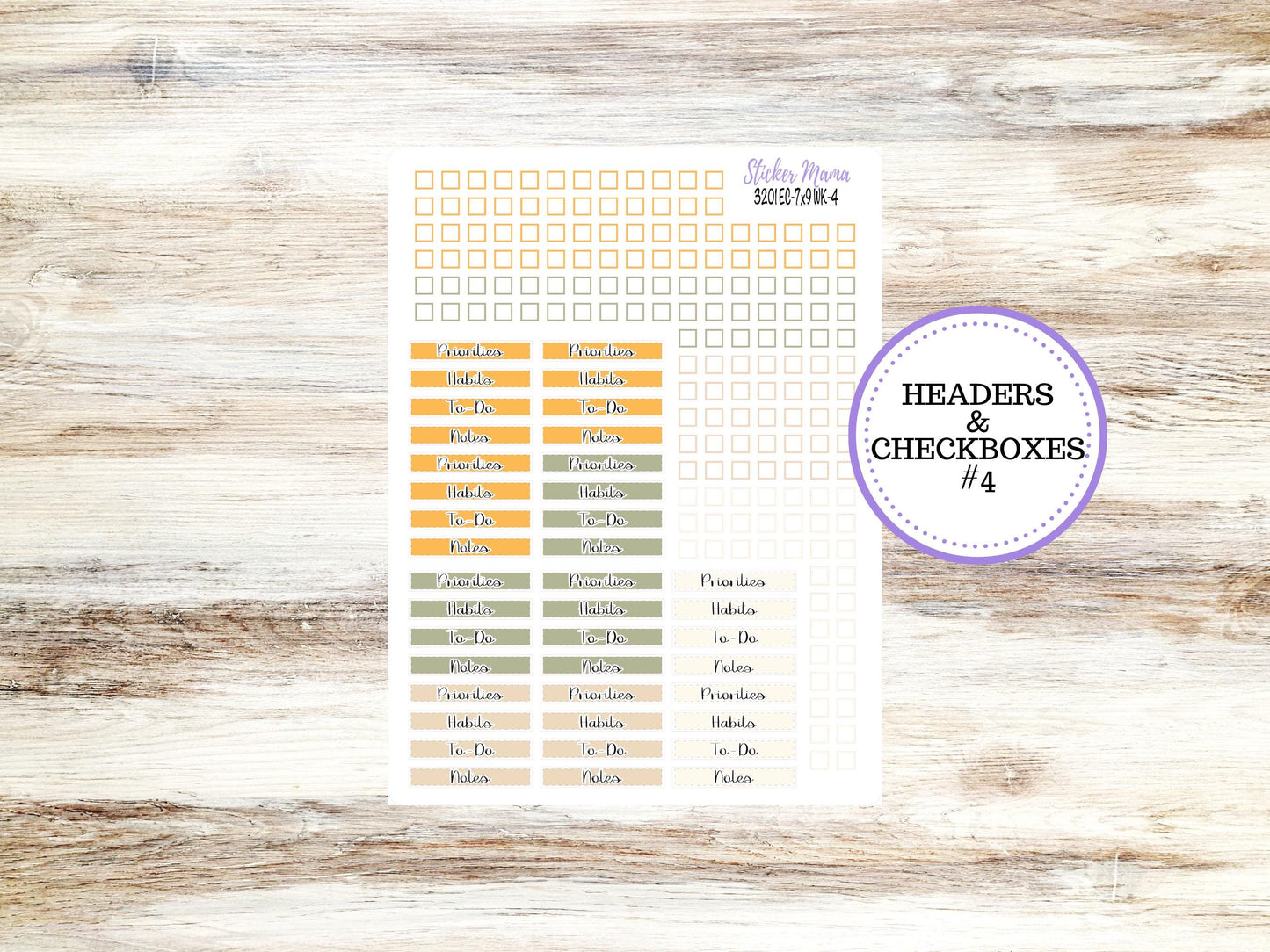 Erin Condren Weekly Planner Kit | Vertical & Hourly Stickers | WK-3201 Fall Colors