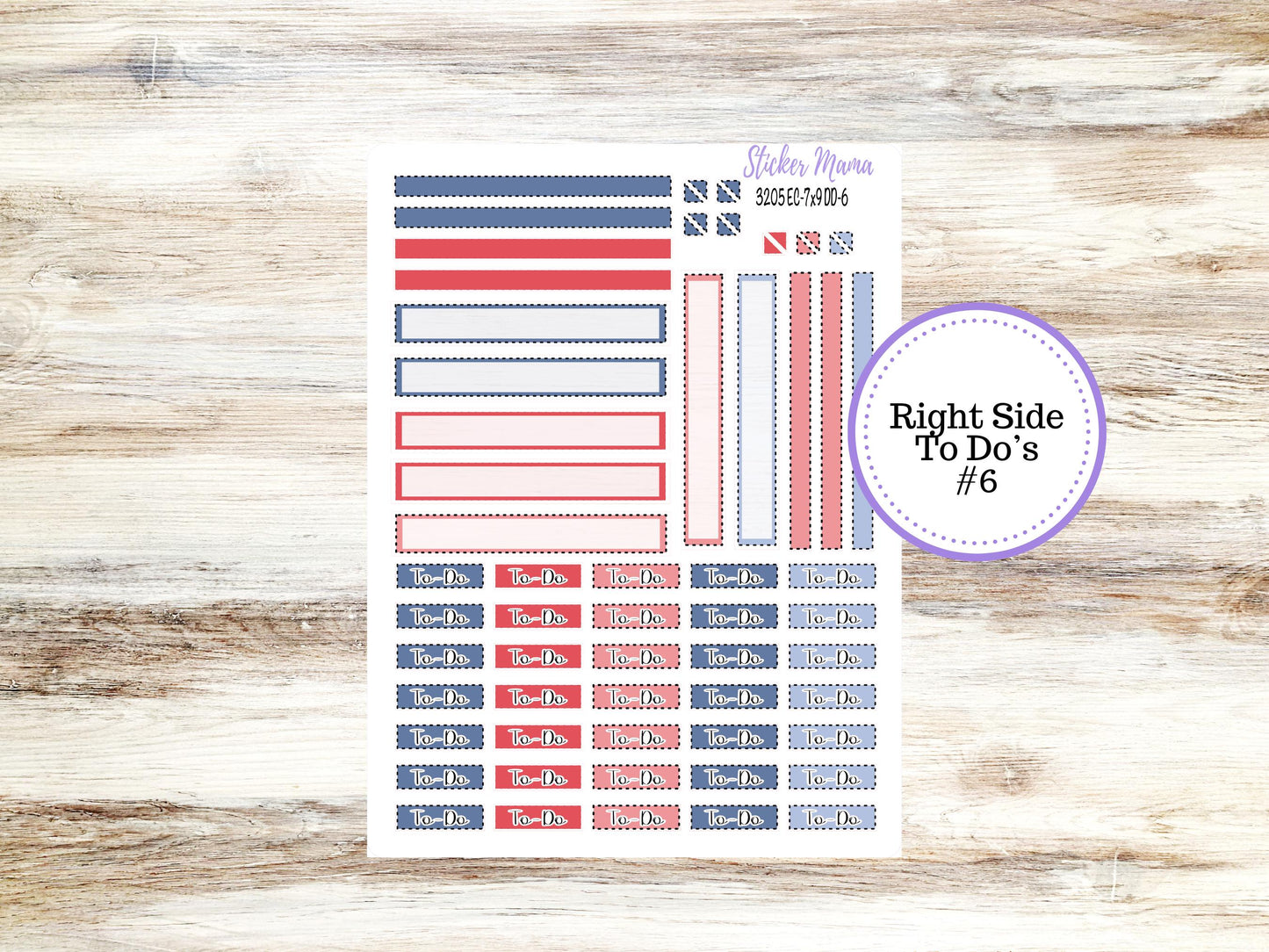 Erin Condren Daily Duo Planner Sticker Kit | 3205 Patriotic Festivities