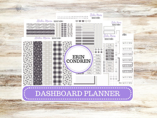 Erin Condren Dashboard Planner Kit 3225 | Sleek Season | 9-26