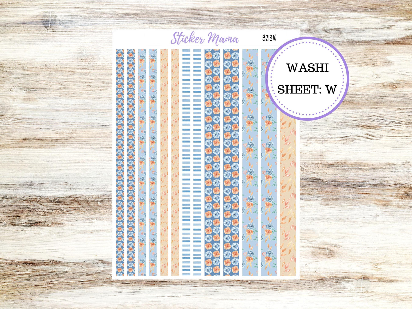 Washi Planner Stickers | Blossom Breeze 3218