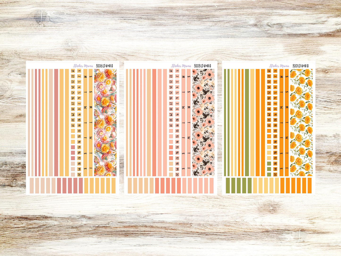 Banner Set || Laurel Denise Large Anne & Nancy || Week + Month || Monthly Header Kit