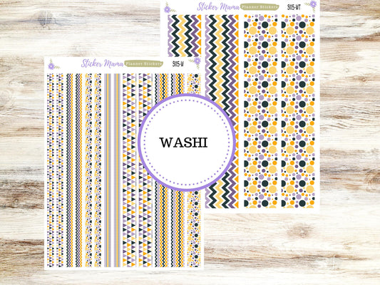 WASHI PLANNER STICKERS || 3115 ||  Spooky Palette || Halloween Washi Stickers || Planner Stickers || Washi for Planners