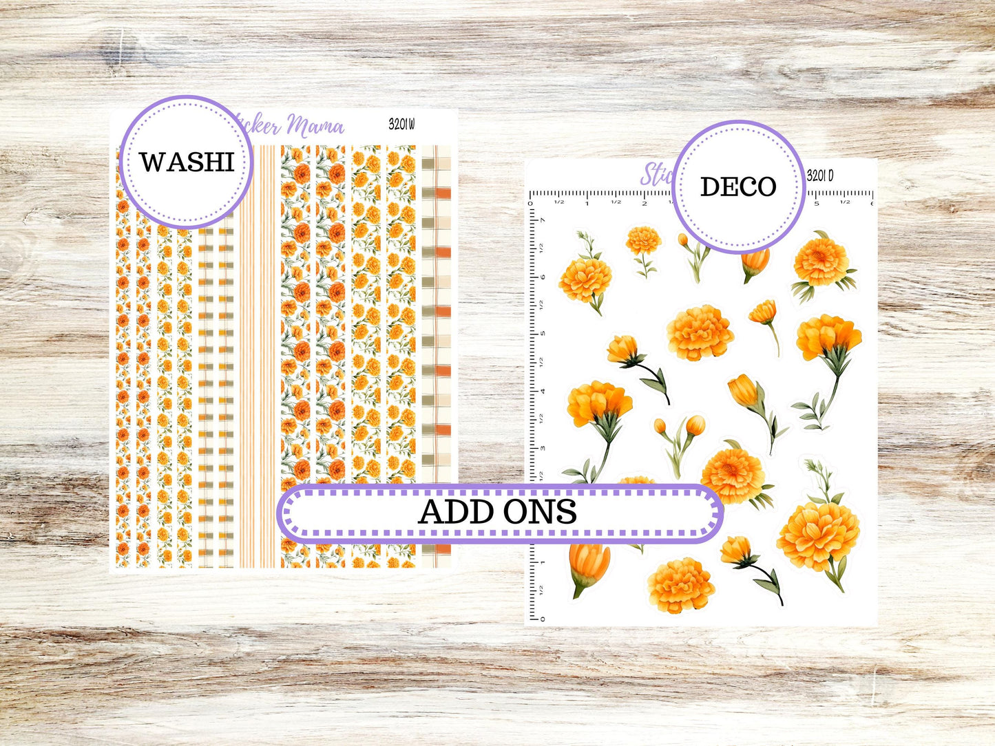 Laurel Denise Valerie Planner Stickers | LD Teacher Week + Month Planner Kit | Month of your Choice 3201 Fall Colors | 5-26