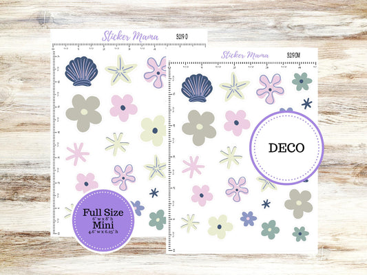 Deco Planner Stickers | Tropical Trinkets 3219